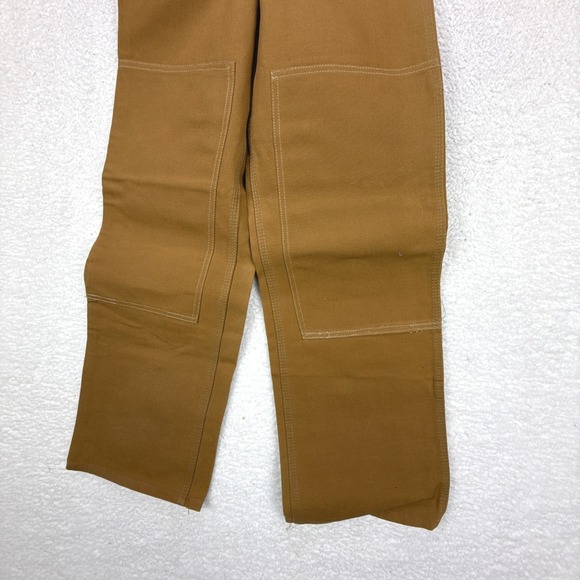 Vintage Carhartt R01 Brown Duck Canvas Bib Overalls 24x32 Mens Workwear